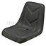 GRANIT Zitmaaier stoel PVC kunstleer, breedte 395 mm, hoogte 350 mm, zwart