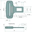 GRANIT Lap belt statisch 2-point 1250 x 45 mm Massey Ferguson | SB010, 3784, 03784