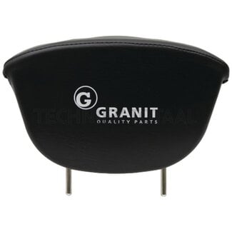 Back extension PVC adjustable, black