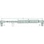 GRANIT GRANIT Gasdruckdämpfer - 6549704946 | Newton: 1500 | A (mm): 435,5 | B (mm): 285,5 | C (mm): 8 | D (mm): 8 | Hub (mm): 150 | d1 (mm): 14 | d2 (mm): 28