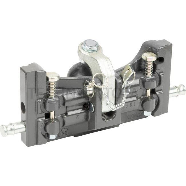 Scharmüller Kogel 80® kogelinzet gietijzer, railbreedte 335 mm, 4000 kg | RO825A3640C