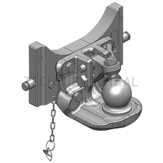 Scharmüller Insert K80 Ball - 330/25/32 - 2000kg - black - 83,9 kN