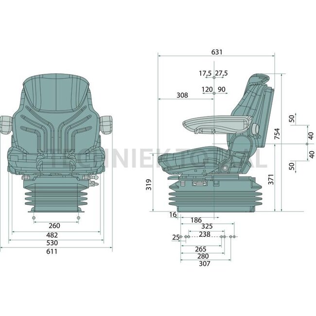 GRAMMER Seat Maximo Comfort Plus (MSG 95A/731) - 1288546