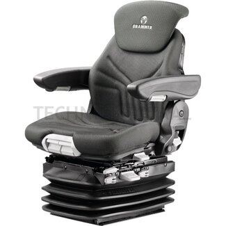 GRAMMER Tractor seat air suspended Maximo Professional fabric, seat width 530 mm