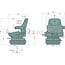 GRAMMER Maximo XT Professional MSG97AL/731 - 2401314123, 1314123, 1 314 123 | passend für: Fendt SCR und S4 | Federung: luftgefedert | Polsterart: Stoff | Sitzkontaktschalter: Ja | Spurmaß: 380 mm | Sitzbreite: 530 mm | Joystickkonsole: Ja | Seitenhorizontalfeder