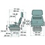 GRAMMER Compacto Basic XS MSG283/8 - 2401333859, 1333859 | Federung: mechanisch | Polsterart: PVC | Spurmaß: 225 mm | Sitzbreite: 420 mm | Gurtsystem: Optional | Länge: 511 mm | Höhe: 513 → 694 mm | Sitztyp: MSG283/8 | Technische Daten: • Mechanisch gefederter Ko