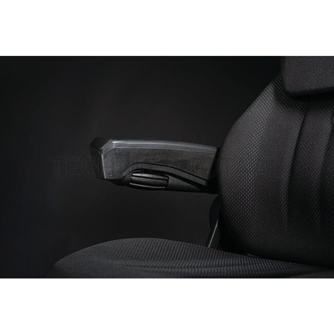 PROBOSS Tractor seat AS3520 air suspended fabric 12 V, seat width 520 mm | AS3510