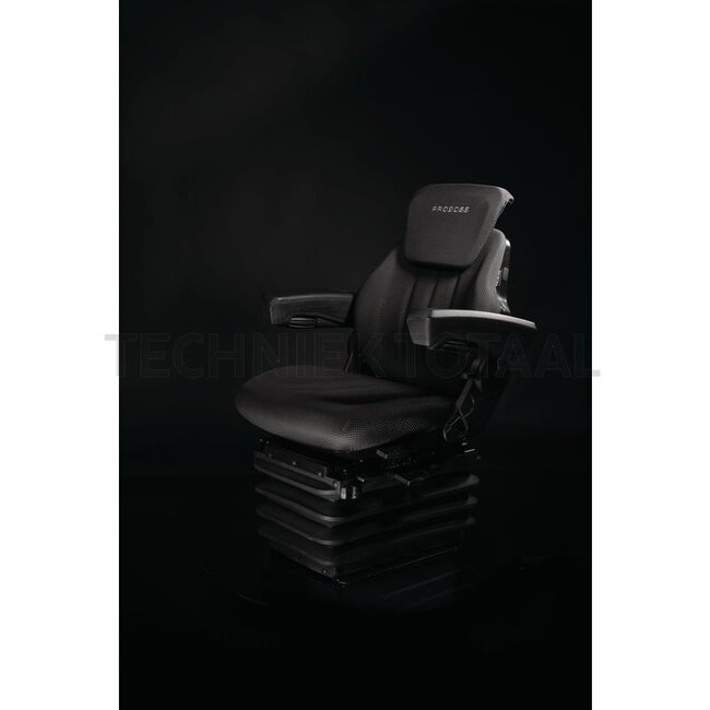 PROBOSS Tractor seat AS3520 air suspended fabric 12 V, seat width 520 mm | AS3510
