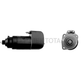 MAHLE Anlasser 24 V, 6,6 kW, 11 Zähne, rechtsdrehend, Ø 89,0 mm, 45°