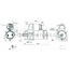 HELLA Starter motor 12 V, 1,1 kW, 9 teeth, Ø 76 mm, clockwise