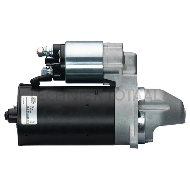 HELLA Startmotor 12 V, 1,8 kW, 9 tanden, Ø 76 mm, linksdraaiend