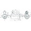HELLA Starter motor 12 V, 2 kW, 9 teeth, flange 74 mm, clockwise