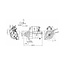 HELLA Anlasser 12 V, 1,1 kW, 9 Zähne, Ø 80 mm, rechtsdrehend