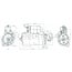 HELLA Startmotor 12 V, 2,0 kW, 9 tanden, Ø 83 mm, rechtsdraaiend