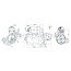 HELLA Starter motor 12 V, 1,1 kW, 9 teeth, Ø 74 mm, clockwise
