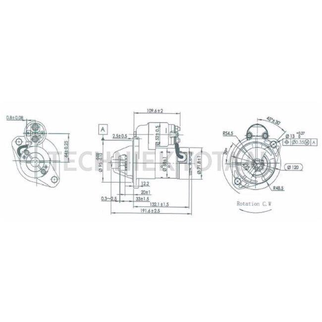 HELLA Anlasser 12 V, 1,4 kW, 11 Zähne, Ø 95 mm, rechtsdrehend