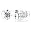 HELLA Startmotor 12 V, 2,8 kW, 10 tanden, flens 89 mm, rechtsdraaiend