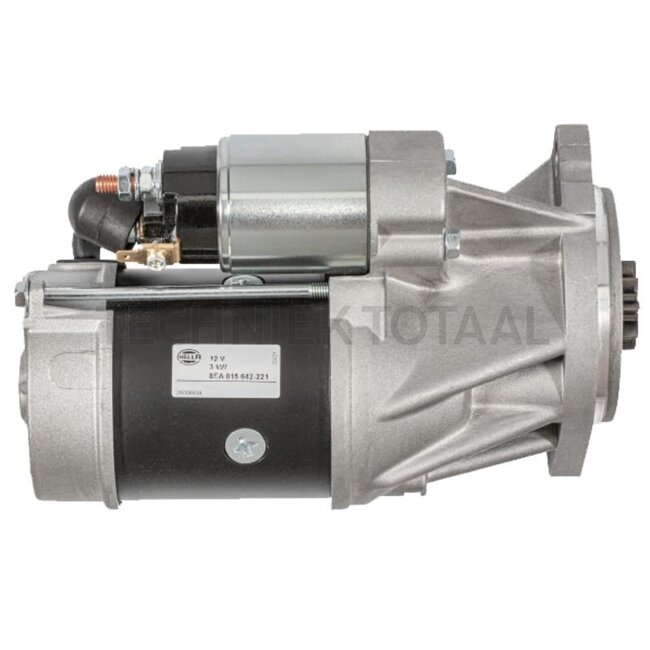 HELLA Startmotor 12 V, 3,0 kW, 9 tanden, Ø 95 mm, rechtsdraaiend