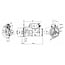HELLA Startmotor 12 V, 2,5 kW, 9 tanden, flensmaat 95 mm, rechtsdraaiend
