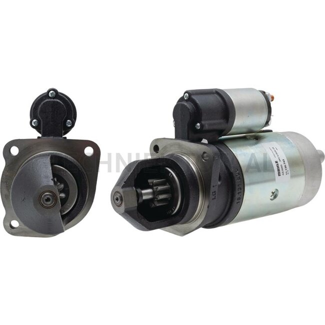 MAHLE Startmotor 24 V, 4,0 kW, 9 tanden, rechtsdraaiend, Ø 89,0 mm, l 45°