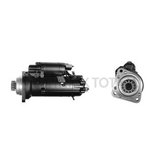 MAHLE Reductiestartmotor 24 V, 5,5 kW, 12 tanden, flens 51 mm, hoek l 120