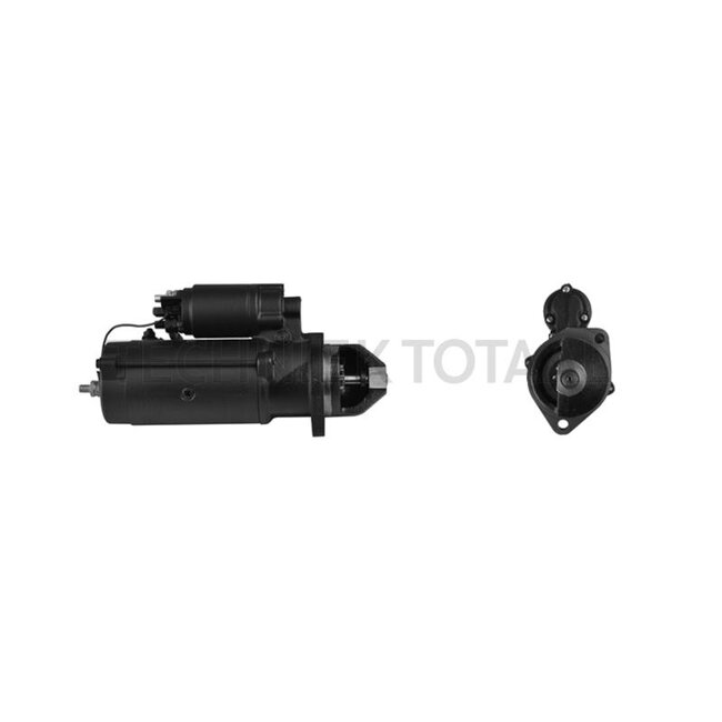 MAHLE Reductiestartmotor 24 V, 4,0 kW, 9 tanden, hoek r 40, waterdicht