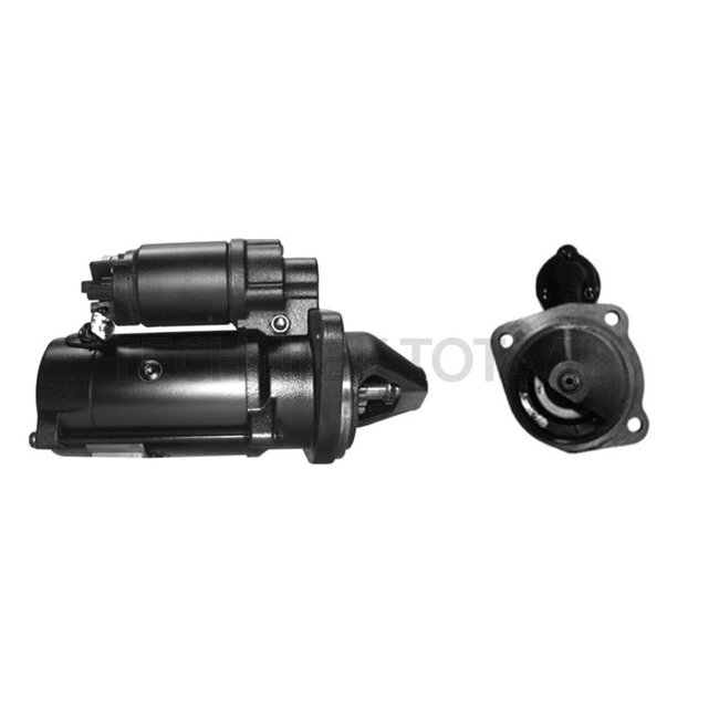 MAHLE Gear reduction starter 12 V, 3,2 kW, 9 teeth, Ø 98,5 mm, angle r 35°