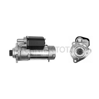 MAHLE Gear reduction starter 24 V, 6,5 kW, 12 teeth, Ø 92 mm, mounting angle l 35