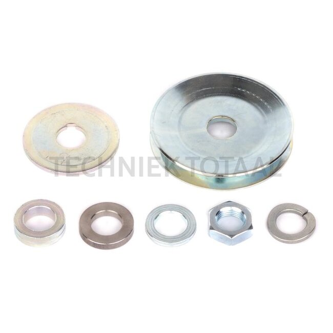 MAHLE V-snaarpoelie dynamo SPZ, A 17 mm, B 80 mm, C 14 mm, D 45 mm