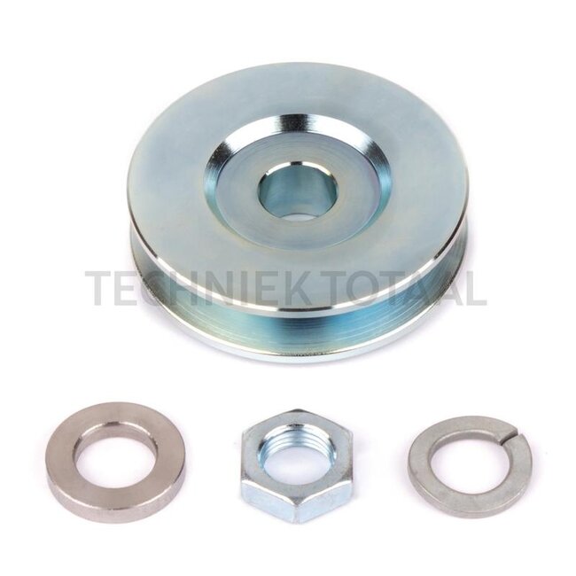 MAHLE V-belt pulley alternator SPA, A 17 mm, B 76 mm, C 18 mm, D 23 mm