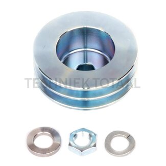 MAHLE V-belt pulley alternator 2 x SPZ, A 17 mm, B 90 mm, C 28,0 mm, D 58 mm