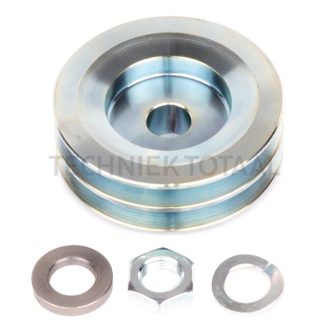 MAHLE V-belt pulley alternator 2 x SPZ, A 17 mm, B 85 mm, C 28 mm, D 42,0 mm