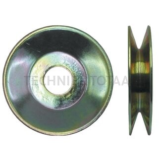 MAHLE V-snaarpoelie dynamo SPZ, A 17 mm, B 68 mm, C 14 mm, D 46 mm