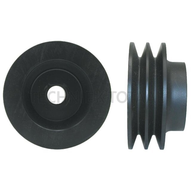 MAHLE Keilriemenscheibe MGX 67, v-Riemen 2 x SPZ, A 17 mm, B 81 mm, D 32,5 mm