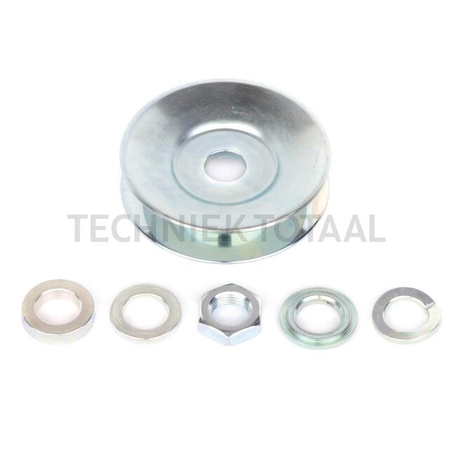 MAHLE V-belt pulley alternator V-belt 17, D 27,9 mm, B 80 mm, C 22 mm
