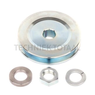 MAHLE V-belt pulley alternator SPZ, A 17 mm, B 82 mm, C 14 mm, D 49 mm