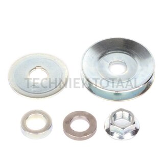 MAHLE V-belt pulley alternator SPZ, A 17 mm, B 65 mm, C 14 mm, D 52 mm