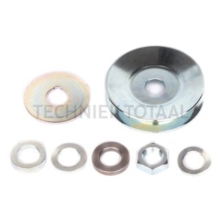 MAHLE V-belt pulley alternator SPA, A 17 mm, B 80 mm, C 17 mm, D 37 mm