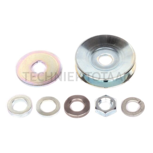 MAHLE V-snaarpoelie dynamo SPA, A 17 mm, B 70 mm, C 18 mm, D 26,6 mm