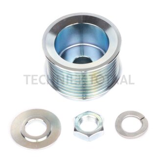 MAHLE Keilriemenscheibe Lichtmaschine 8 Nuten, A 17 mm, B 60 mm, C 34,5 mm, D 27,0 mm