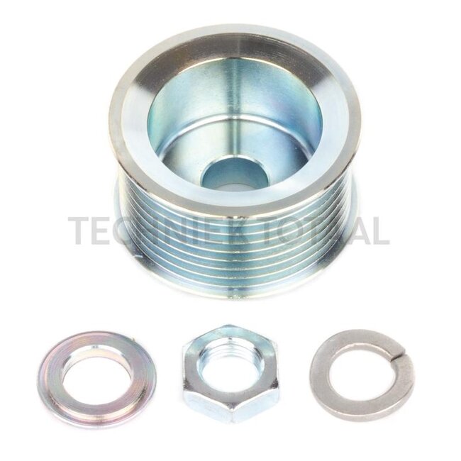 MAHLE Keilriemenscheibe MGX 37, v-Riemen 6 Nuten, A 17 mm, B 60 mm, D 27 mm