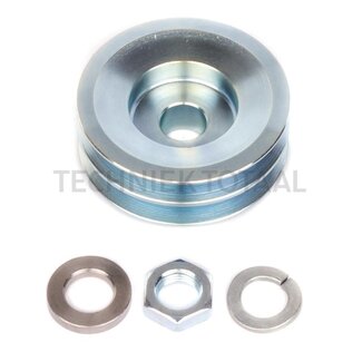 MAHLE V-belt pulley alternator 2 x SPZ, A 17 mm, B 75 mm, C 25,5 mm, D 35 mm