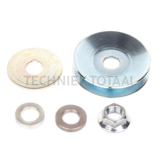 MAHLE V-belt pulley MGX 82, v-belt SPA, A 17 mm, B 75 mm, D 35,8 mm