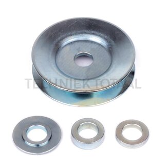 MAHLE V-belt pulley MGX 41, v-belt 17, A 17 mm, B 87 mm, D 27 mm