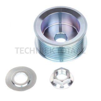 MAHLE V-snaarpoelie dynamo 8 groeven, A 17 mm, B 67 mm, C 34,5 mm, D 32,7 mm