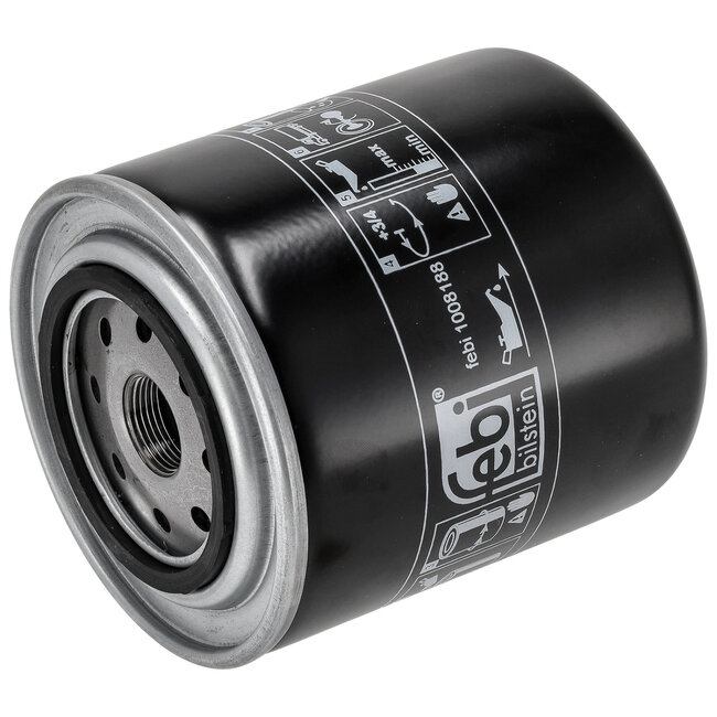 FEBI Ölfilter Ø 108,6 mm, Gewinde M22 x 1,5, Höhe 124 mm - 837081317, V837079728