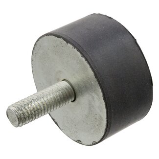FEBI Gummi-Metall-Puffer Ø 40 mm, Außengewinde M8 x 1,25, Länge 23 mm