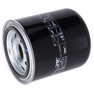 FEBI Ölfilter Ø 135,5 mm, Gewinde 1 1/2" - 16 UNF, Höhe 172,5 mm