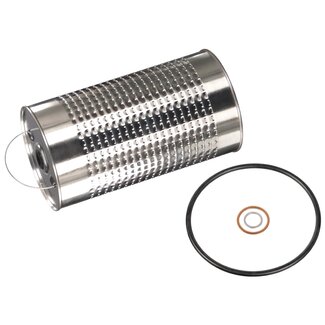 FEBI Oliefilter Ø 111 mm, binnen Ø 14 mm, hoogte 202 mm
