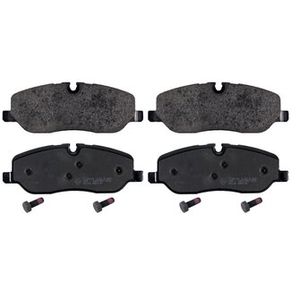 FEBI Bremsbelagsatz Länge 162,6 mm, Breite 58,7 mm, Dicke 18,2 mm